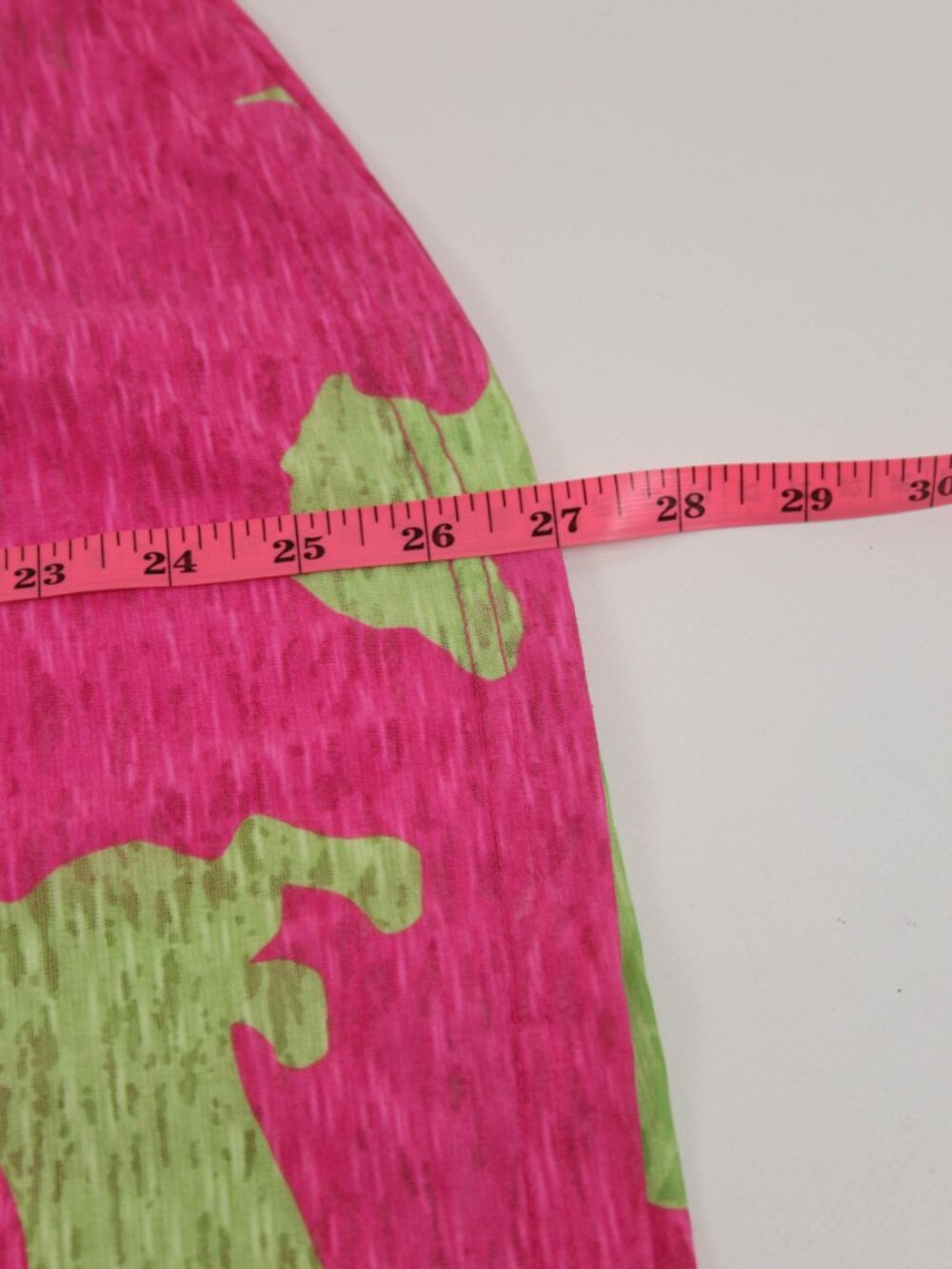 Caribbean Joe XL Pink Green Dachshund Dog Print Henley Top - Picture 10 of 10